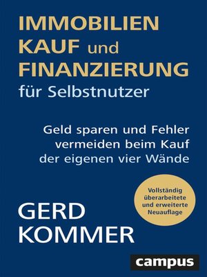 cover image of Immobilienkauf und -finanzierung für Selbstnutzer